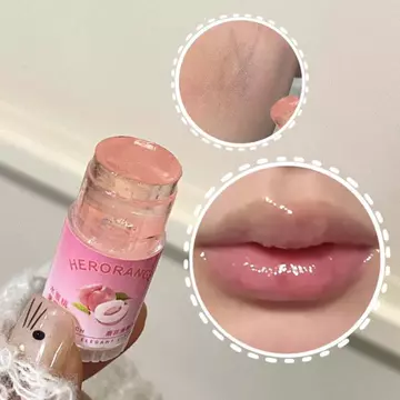 Son dưỡng môi Herorange Fruit & Flowers Dưỡng ẩm Son dưỡng màu Giảm trang điểm Lip Lip Lip Lip Line T7p9