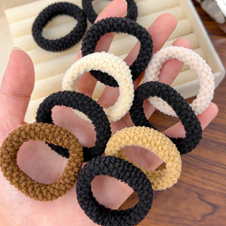 Dây buộc tóc cố định đuôi ngựa dày, chống trượt - Phù hợp nhiều kiểu tóc như bím và búi