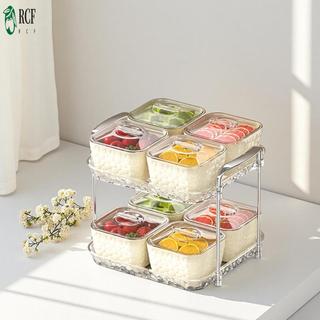 Khay Trái Cây Có Nắp Và Chia Cho Hạt Kẹo Đồ Ăn Nhẹ Nhà Bếp Phòng Khách Bàn Tổ Chức