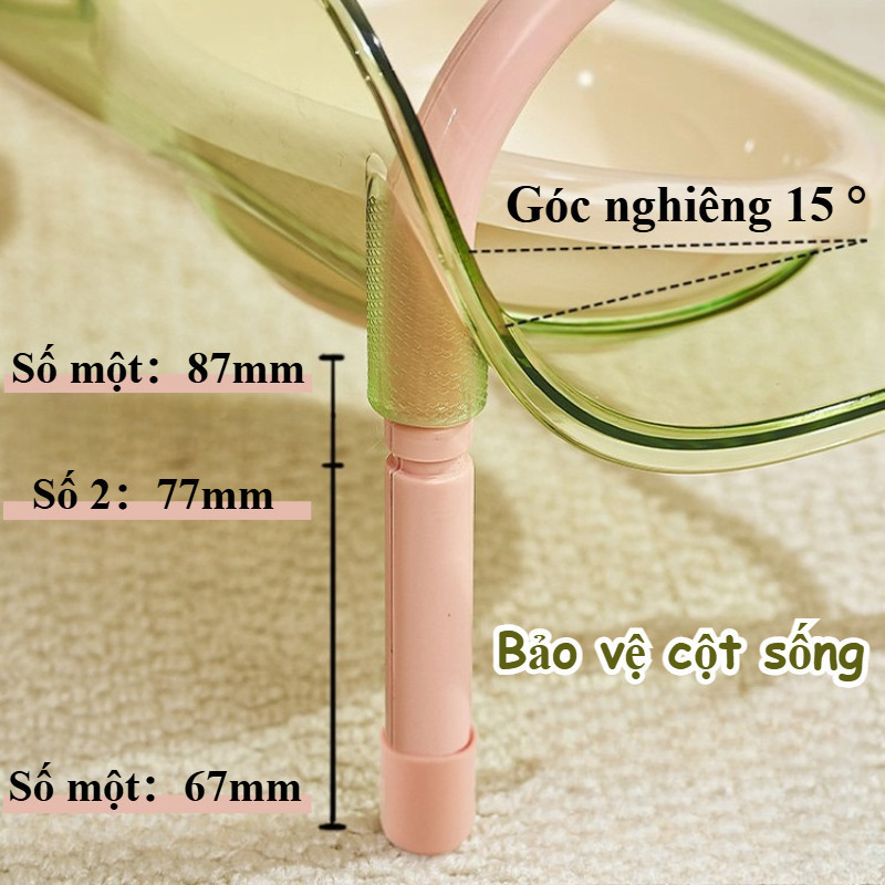 Bát Ăn Thú Cưng Chống Gù, Chống Kiến, Phong Cách INS, Có Thể Điều Chỉnh, Chống Trượt – Cho Mèo và Chó