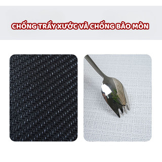 Thảm Lau Chân Vải Lanh Dệt Hình Chó Con MAISON – Thảm Chùi Chân Chống Trượt Cửa Ra Vào Decor Nhà Cửa