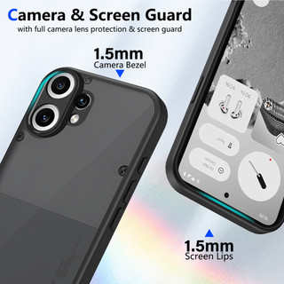 For Nothing CMF Phone 2 Pro 5G Ốp điện thoại cứng mờ Da-Cảm giác mềm Khung TPU chống sốc mỏng