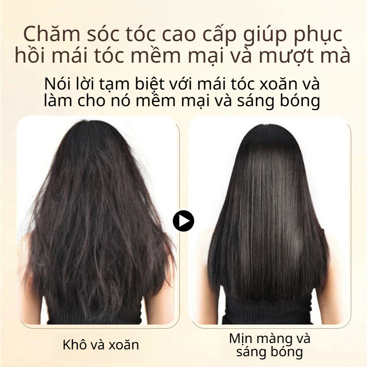 Chất lượng Dầu Xả Phục Hồi Tóc Peptide Keratin Dưỡng Mềm Tóc Uốnhuộm