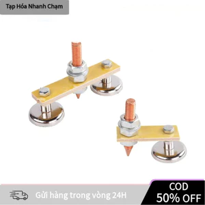 【COD】Kẹp mass nam châm 1 cục hít tiện lợi, kẹp hàn từ tính siêu mạnh - Thiết bị kẹp mát máy hàn que đến 300A an toàn