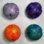 JVSUB Spin Ball, Đồ chơi Fidget Bóng bánh răng in hình giác quan, Quả cầu bánh răng quay sáng tạo Lo âu Bóng căng thẳng thư giãn cho người lớn Quà tặng trẻ em