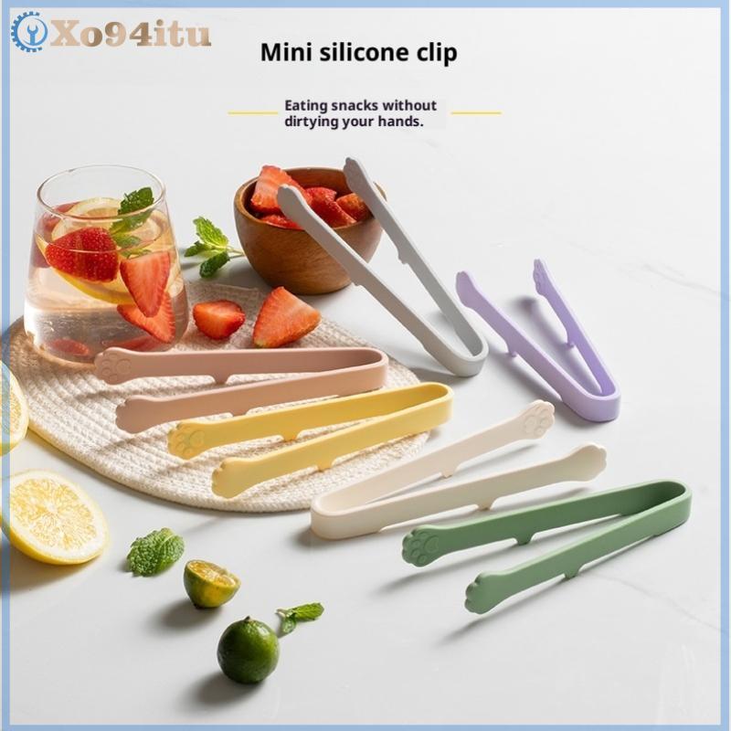 XOITU Sáng Tạo Nhật Bản Paw Shape Silicone Snack Thực Phẩm Kẹp Tay Cầm Chống Trơn Trượt BBQ Bánh Mì Kẹp Phụ Kiện Nhà Bếp VN