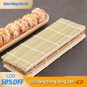 【24h】Bộ dụng cụ làm sushi bằng tre tự nhiên, kèm hướng dẫn sử dụng chi tiết, cho những cuộn cơm đẹp mắt và ngon miệng