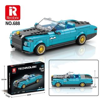 Zhen Brick Rolls-Royce Khối Xây Dựng Trong Nước Đua Tương Thích Lego Lắp Ráp Đồ Chơi Đồ Trang Trí Mô Phỏng Mô Hình Bé Trai Quà Tặng 8.3 QRX3