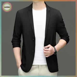 SAFENH Men 's Casual zer Nhẹ Bộ đồ công sở Áo khoác Mourning Top VN