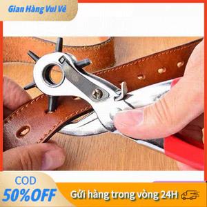 【24h】Kềm Bấm Lỗ Đồ Da Đa Năng Cho Dây Nịt, Dây Đồng Hồ, Giày Dép, Túi Xách