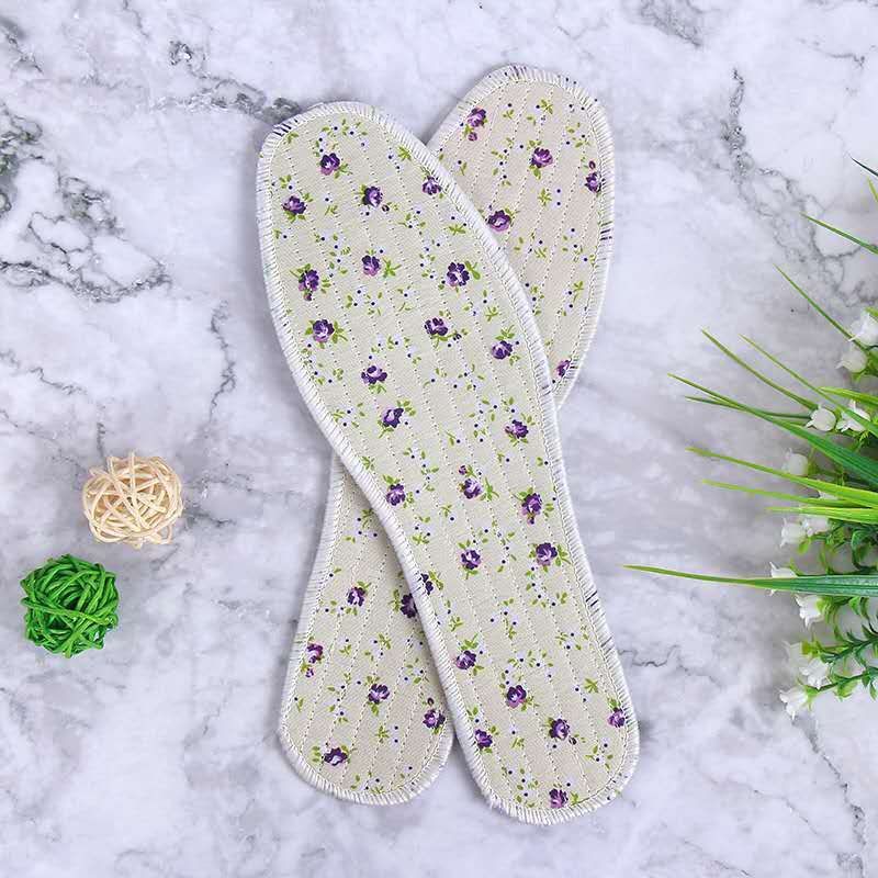 Đế Lót Hoa Tím Lót Mồ Hôi Thoáng Khí Nam Nữ Bốn Mùa Quà Tặng Đế Dày Nguồn LX4C