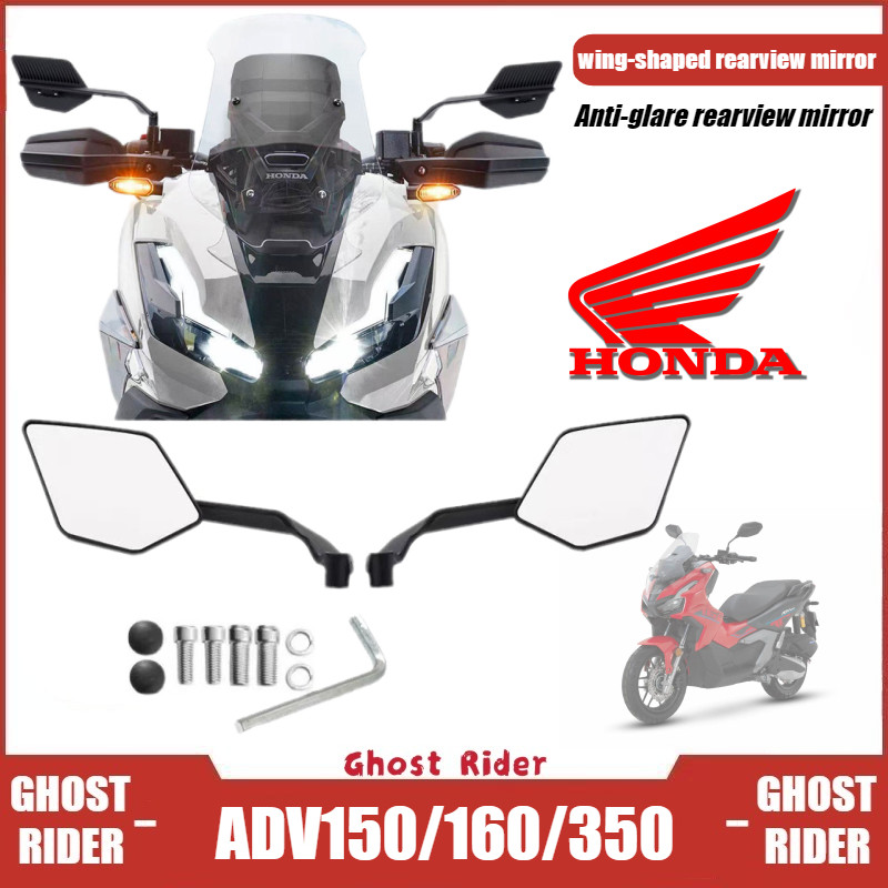 Dành Cho Xe HONDA ADV350 ADV160 ADV150 Hợp Kim Nhôm Cánh Phong Cách Gương Chiếu Hậu Tầm Nhìn Rộng Gương Bên