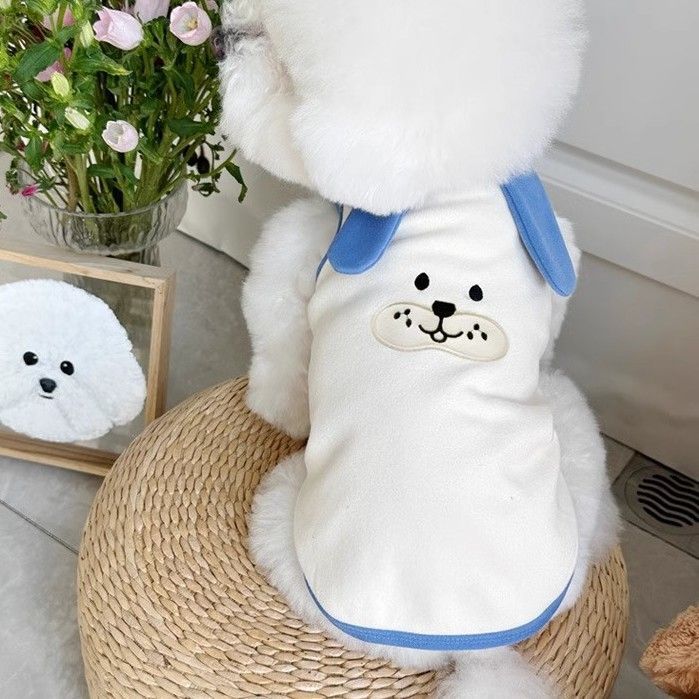 Thú Cưng Chó Mèo Quần Áo Mùa Xuân Thu Đức Nhung Vest Teddy Pomeranian Bichon Yorkshire Chó Nhỏ Chó Con Quần Áo