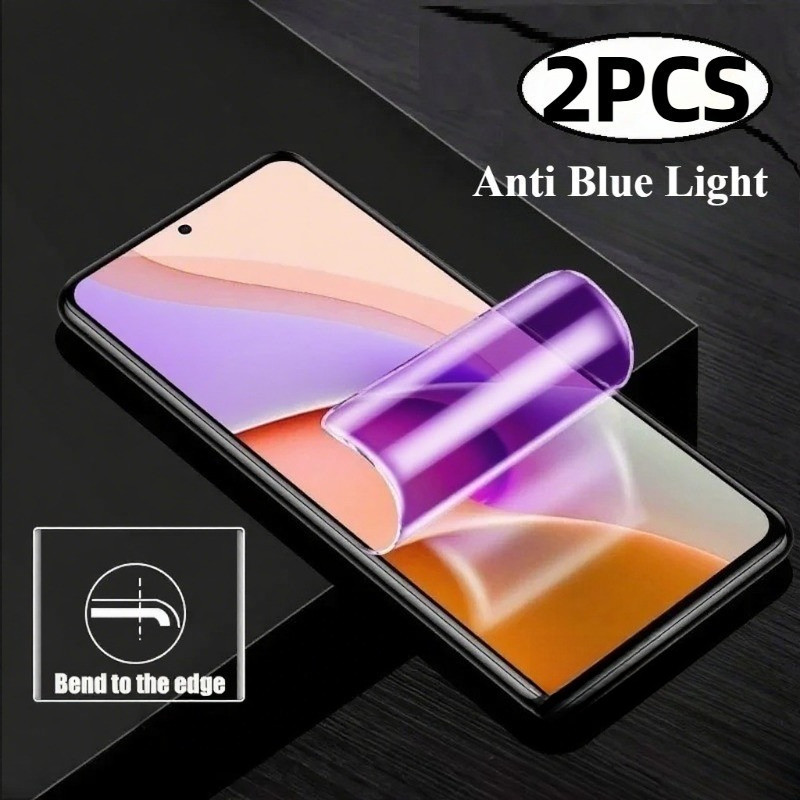 2 Chiếc HD Mềm Hydrogel Cho Oppo Reno 15 13 12 Pro Max F 5G 4G Chống Gián Điệp Riêng Tư Chống Ánh Sáng Xanh Bảo Vệ Màn Hình Cho Oppo Reno15 Reno13 Reno12 Phim Mềm Mờ