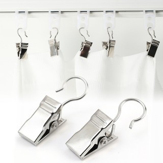 20 / 40 / 60 Chiếc Kẹp Rèm Mini Đa Năng Có Móc - Kẹp Thay Thế Bạc Để Treo Ảnh, Drap