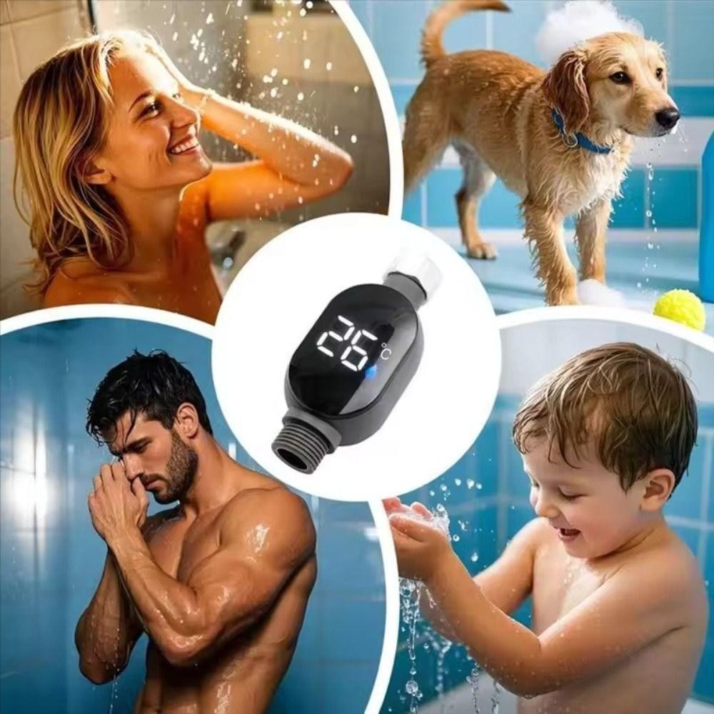 Nhiệt kế tắm màn hình LED - Chính xác 0-99°Máy đo nhiệt độ nước C cho vòi