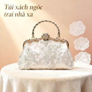 🔥Bán Chạy🔥Túi sang trọng thêu, Túi xách đi tiệc sườn xám, Tinh tế cao cấp túi Đeo vai dây