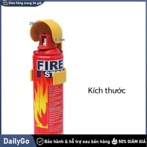 Bình chữa cháy bọt 500ml - Thiết kế nhỏ gọn, dùng khẩn cấp, phù hợp nhà bếp & ô tô，bình chữa cháy，mỡ bò chịu nhiệt