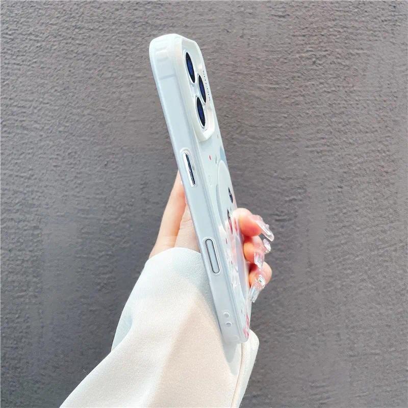 Ốp Hoa Gấu Trúc Dễ Thương Cho OPPO Reno 15 15C Mini 14F 14 13F 13 12F 11F 11 10 9 8 8T 8Z 7 6 5 Pro Plus 7Z 7 Lite 5F 5K 4F 4 Lite 5G 4G Điện Thoại Ốp lưng cứng chống sốc