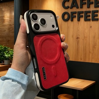 Ốp Điện Thoại Da Từ Tính N52 Tích Hợp Cho IPhone 17Pro Max 12 13 14 15 16 Pro Max Vỏ Cứng Mặt Sau Chống Sốc