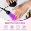 Đèn móng tay Led DWEL UV, Công tắc bàn đạp chân Máy sấy móng đầu có thể điều chỉnh, Đèn sấy móng tay chuyên nghiệp 5W / 3W Nail Salon