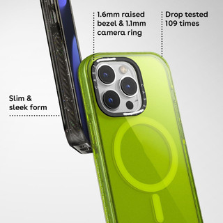 CASECASE X Họa Tiết Kim Cương Nhiều Màu Sắc Peri Tím Trong Suốt Cứng Hút Từ Tính Tác Động Dành Cho Apple IPhone 12 13 14 15 16 17 Pro Max Plus Không Khí Có Hộp