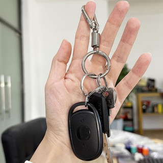 1 / 3 / 5 Móc Khóa Lò Xo Hợp Kim Kẽm - Móc Leo Núi Chống Mất Có Thể Thu Vào Phụ Kiện DIY