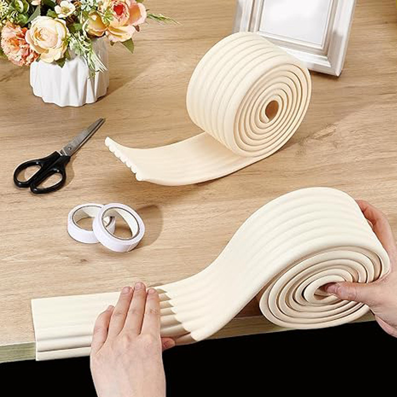1 / 3 / 5Rolls Tấm bảo vệ góc cạnh bàn Dải đệm / Dải xốp bảo vệ chống va đập dày cho bé