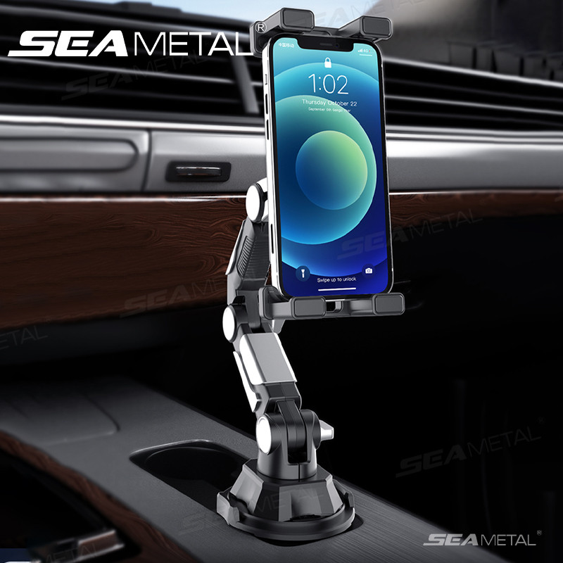 Giá đỡ cốc máy tính bảng SEAMETAL cho ô tô hoặc xe tải hạng nặng 360° Xoay có thể điều chỉnh cánh tay Máy tính bảng đa năng