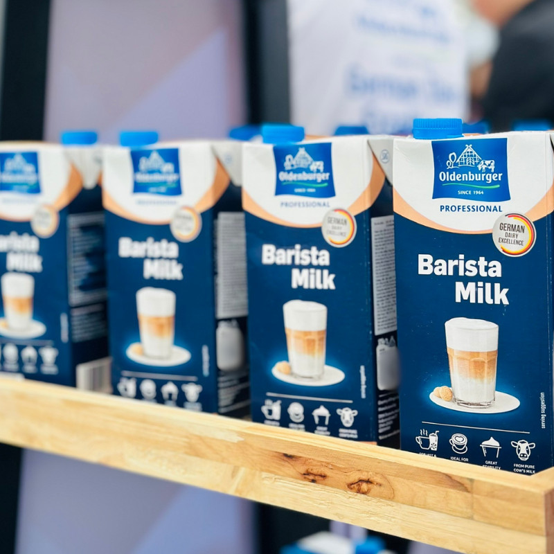 Sữa Oldenburger Barista Milk 1% Béo Hộp 1L, Béo Ngậy, Tạo Bọt Mịn, Chuẩn Pha Chế (Date T9/2026)