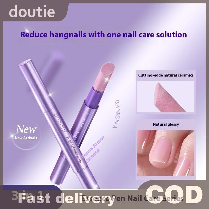 Doutie 3In1 Gốm Nail Cuticle Oil Brighten Dưỡng Ẩm Nail Cuticle Remover Pen Ngăn ngừa hư tổn móng tay Dụng cụ chăm sóc móng tay VN