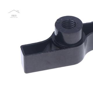 RO > 1 Cánh Đai Ốc Giàn Kẹp Tay Cầm Phần Nhôm Mạ Kẽm M8 M12 Tay Cầm Màu Xám Đai Ốc Núm T-nut Cho Móc Nhẹ Mới