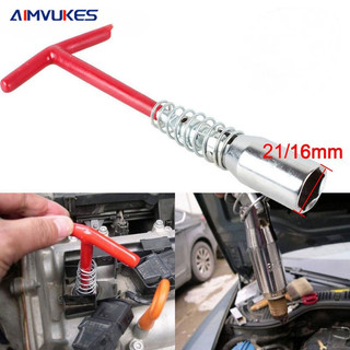 Tuýp tháo bugi chữ T xoay 360 độ có lò xo tay cầm bọc cao su hàng chất lượng (14,16,21mm)