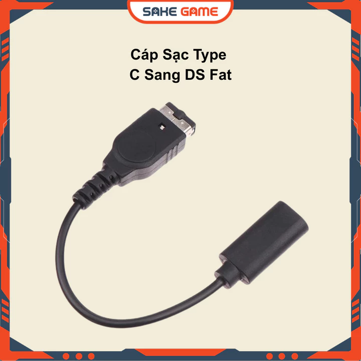Cáp Sạc Type C To DS Fat Dây Sạc Type C To DS Fat Cáp Sạc Type C Sang DS Fat Dây Sạc Type C Sang DS Fat Dây Sạc DS Fat