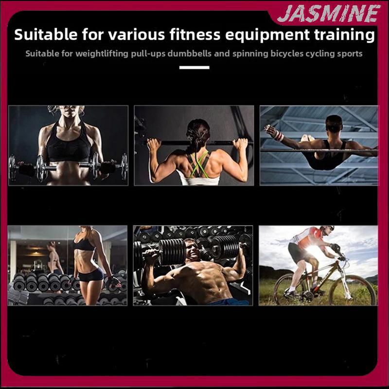 Găng tay tập cử tạ Jasmine bảo vệ lòng bàn tay và cổ tay, phù hợp cho nam nữ trong thể dục thể thao