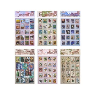 [Khuyến nghị của cửa hàng] Sương mù Mùa đông Berlin Retro Sổ tay Nhãn dán Tem Sổ tay Chất liệu diy Sticker 11.23
