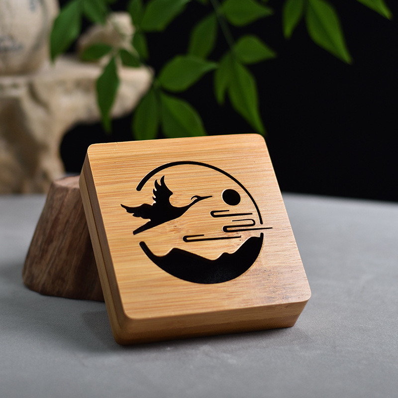 Tre Gỗ Hương Hộp Đựng Gỗ Đàn Hương Nhà Lư Rỗng Vintage Hương Đứng Hương Khay Đế