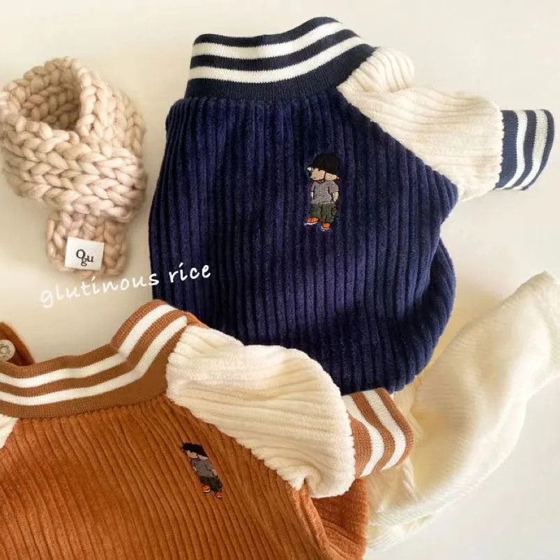 Teddy Chó Nhỏ Thú Cưng Áo Khoác Ấm Áp ins Phong Cách Bóng Chày Đồng Phục Mùa Thu Đông Phong Cách