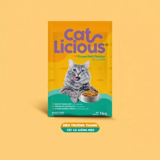 Cat Licious ( 5kg ) Thức ăn hạt khô cho Mèo trưởng thành vị Cá Biển
