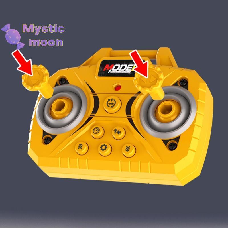 [Mystic] Xe điều khiển từ xa 2.4GHz 1:64, xe nâng RC hợp kim nhỏ, nâng/hạ hàng, kèm hàng phía sau