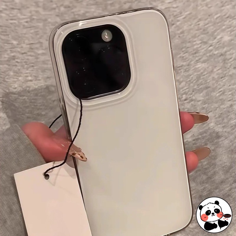 Ốp Điện Thoại Màu Trắng Kem Cho Tecno Pova 7 Neo Camon 40 Premier 30 30S 20 19 Pro 16S 15 Air 12 Pop 10 10C 9 8 7 Pro 5G 4G Vỏ Ins Phong Cách Dễ Thương Vỏ IMD Đơn Giản