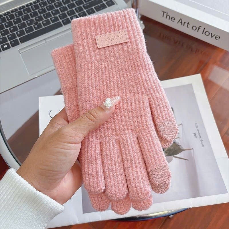 Găng Tay Len Nam Nữ Thiết Kế Đẹp Dày Giữ Ấm Cho Mùa Đông