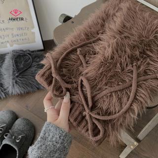Boots còng chân bé gái mùa đông, ấm áp với chi tiết bông tai kẹp ngọt nơ lông thú sang trọng