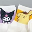 Dễ Thương Giữa Ống Kuromi Melody Cinnamoroll Tất Thể Thao Hoạt Hình Động Vật Bé Gái Phiên Bản Hàn Quốc Giữa Bắp Tất Cotton