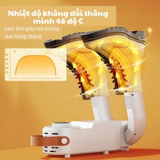 Máy Sấy Giày Khử Mùi Đa Năng Sấy, Tất, Găng Tay Kèm Khử Trùng Hiệu Quả, Nhỏ Gọn, Tiện Lợi