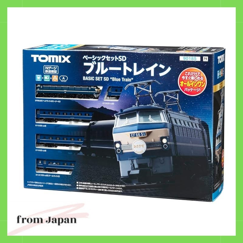 Tomix N Gauge Basic Set SD Blue Train 90185 Railway Model Beginner Set ...