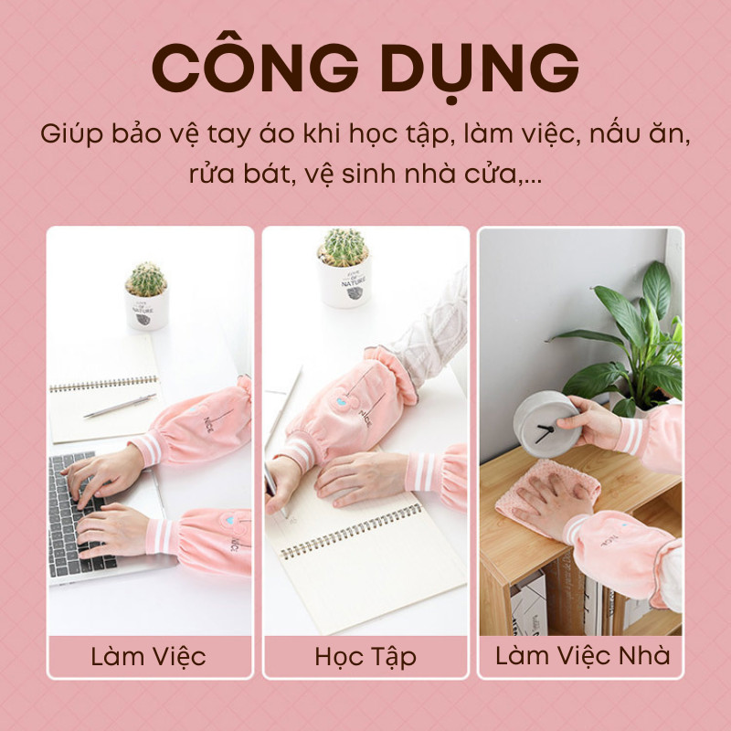 Bao Ống Tay Bảo Vệ Tay Áo Chống Bẩn KOOBEE – Có Bo Chun Cổ Tay – Chống Dầu, Chống Bụi, Chống Mài Mòn | 351