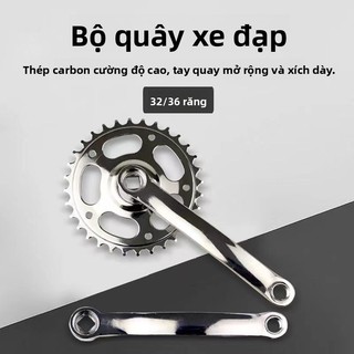 Bàn đạp trái xe đạp có lỗ vuông dành cho dây xích, thiết kế năng động