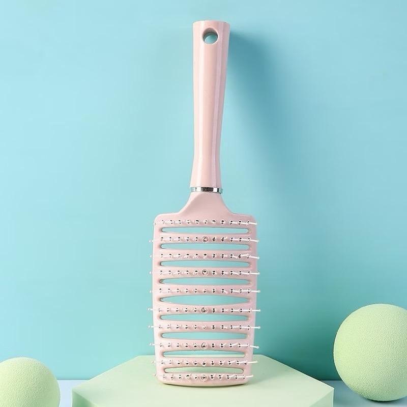 Lược Cong Massage Tóc, Lược Chải Chống Rối Tóc Nhỏ Gọn, Tiện Lợi