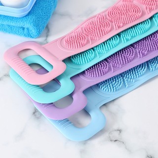 Dây Tắm Chà Lưng 2 mặt Bằng Silicone / Vải mẫu mới - SUNND